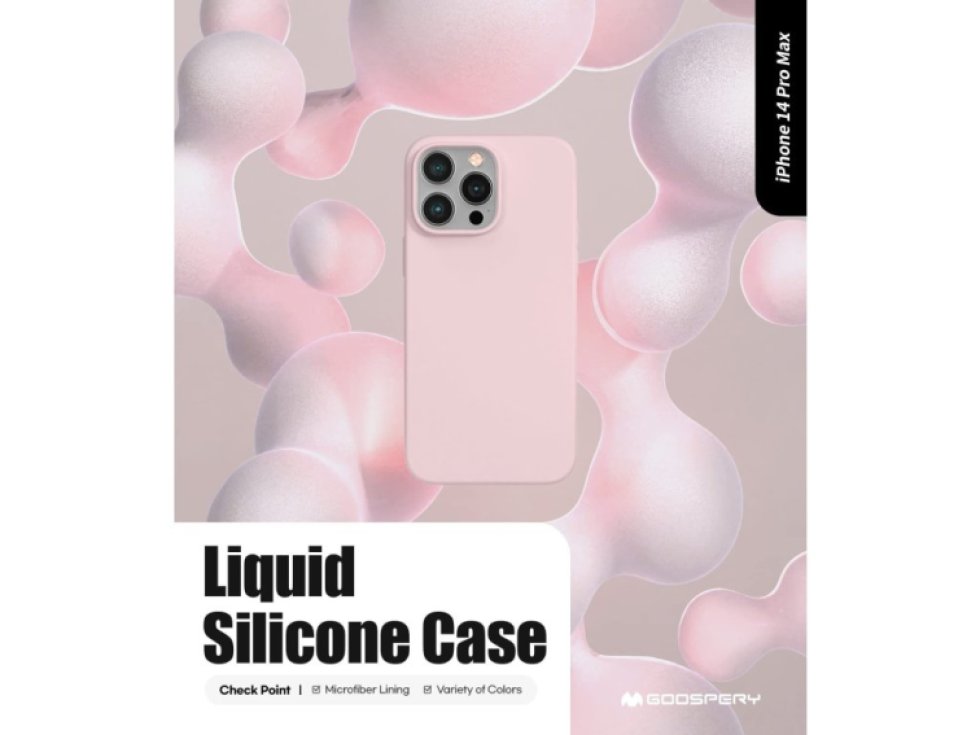 Ochranný kryt pro iPhone 14 Pro MAX - Mercury, Silicone Pink Sand