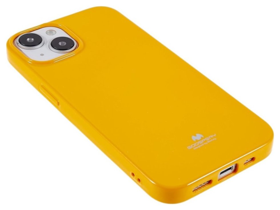 Ochranný kryt pro iPhone 14 - Mercury, Jelly Yellow