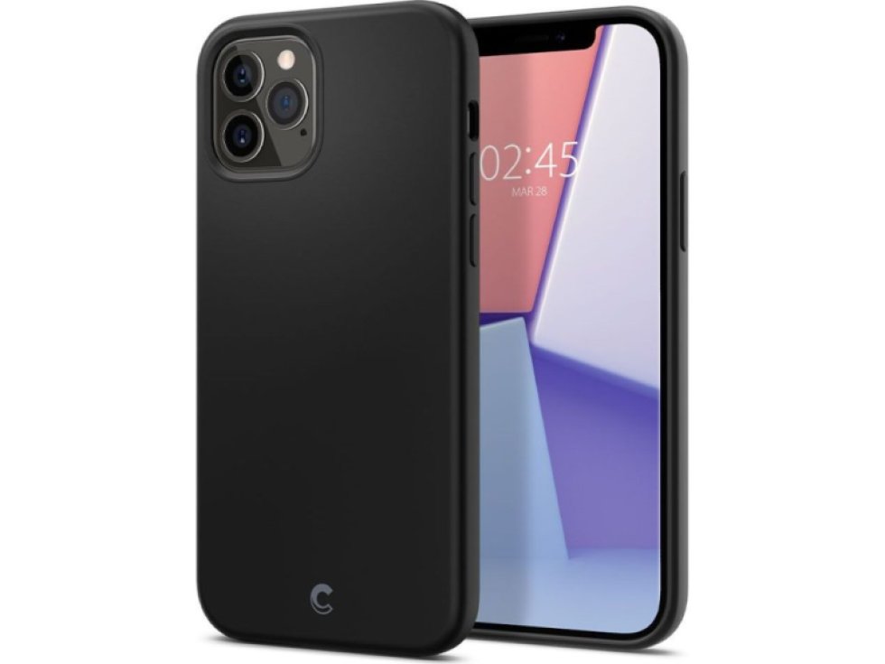 Ochranný kryt pro iPhone 12 Pro MAX - Spigen, Cyrill Silicone Black