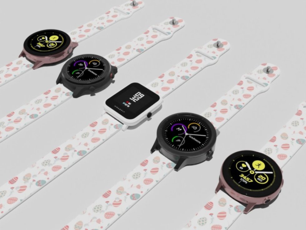 VAJÍČKA A KYTIČKY řemínek 22 mm