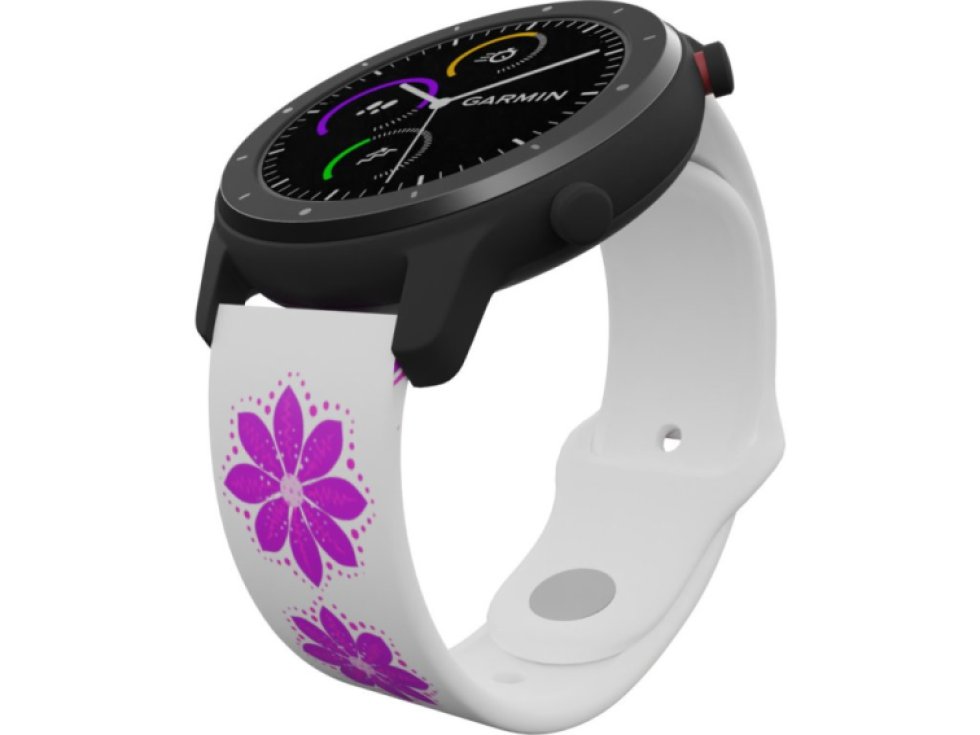 FIALOVÁ KVĚTINA řemínek 22 mm