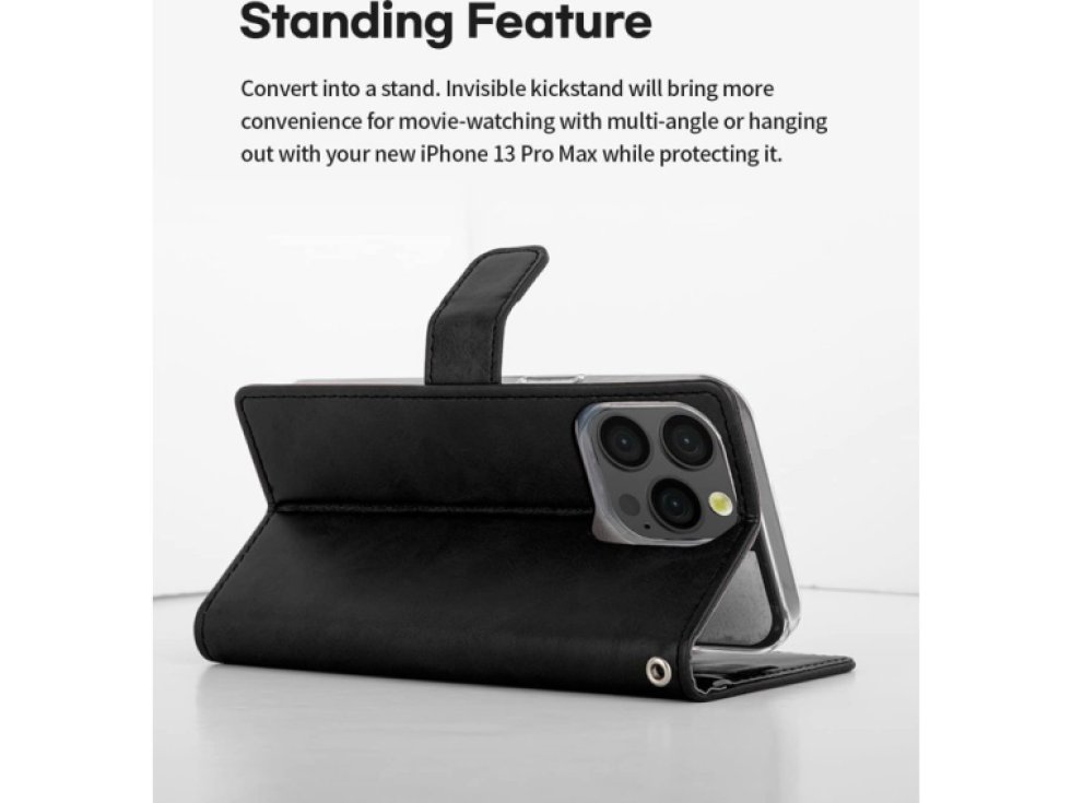 Ochranné pouzdro pro iPhone 13 Pro MAX - Mercury, Bluemoon Diary Black