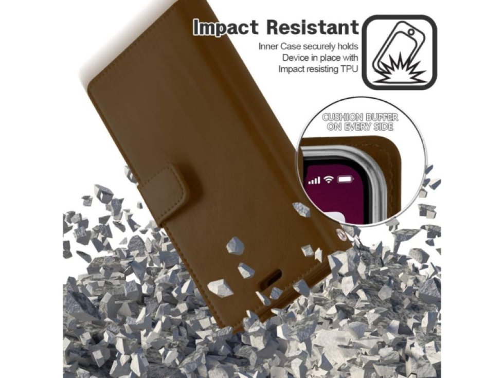 Knížkové pouzdro na iPhone 11 - Mercury, Mansoor Diary Brown