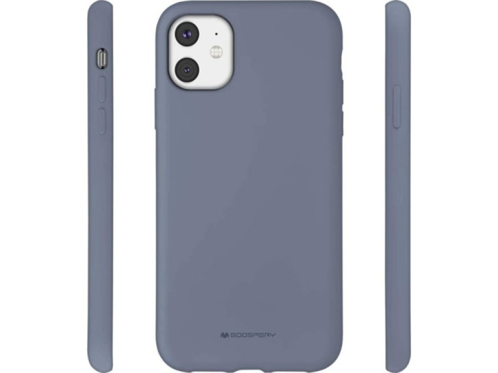 Ochranný kryt pro iPhone 11 - Mercury, Silicone Lavender Gray