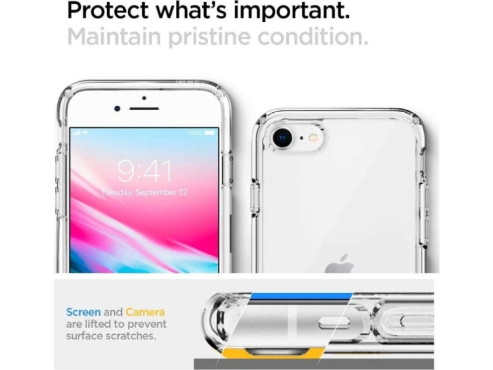 Ultra Hybrid 2 pro Apple iPhone 7 / 8 / SE (2020) transparentní