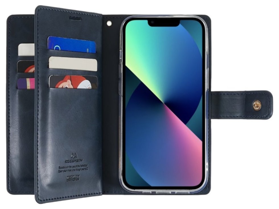 Ochranné pouzdro na iPhone 15 PLUS - Mercury, Mansoor Diary Navy