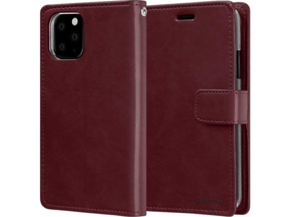 Pouzdro na iPhone 11 Pro - Mercury, Bluemoon Diary WINE