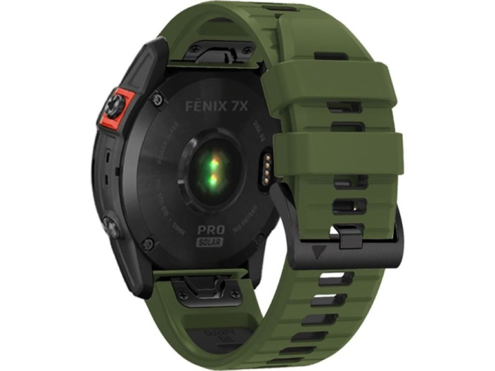 Řemínek pro Garmin Fenix 3 / 5X / 3HR / 5X PLUS / 6X / 6X PRO / 7X - Tech-Protect, Iconband Pro Green/Black