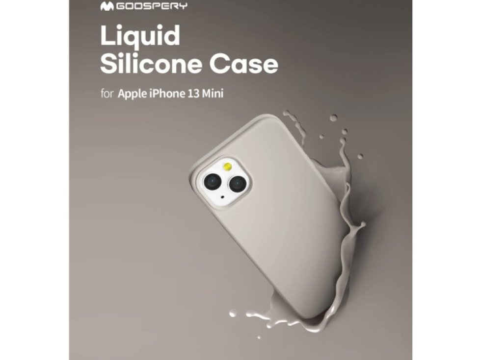 Ochranný kryt pro iPhone 13 mini - Mercury, Silicone Stone