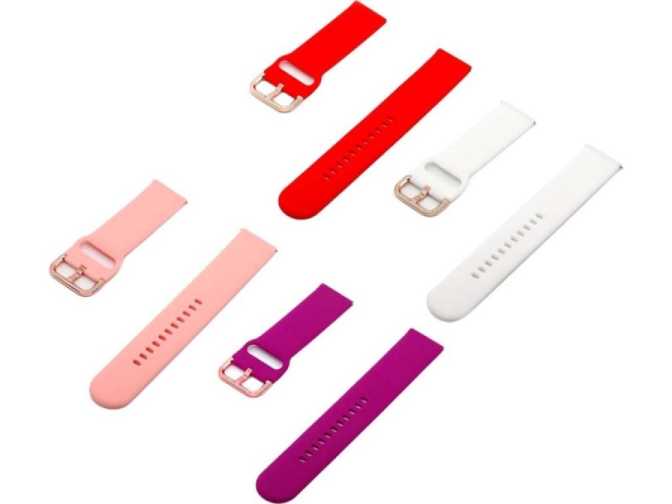 Jednobarevný řemínek pro chytré hodinky 22mm vel.M/L