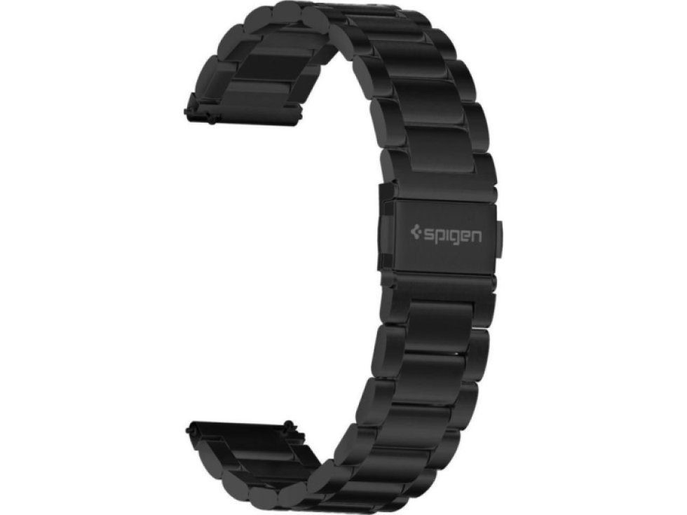 Kovový řemínek pro Samsung Galaxy Watch 40mm / 41mm / 42mm / 44mm / 46mm - Spigen, Modern Fit Black