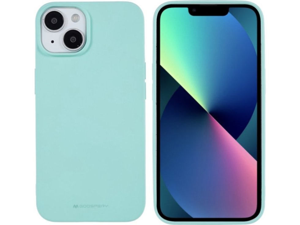 Ochranný kryt pro iPhone 14 - Mercury, Soft Feeling Mint