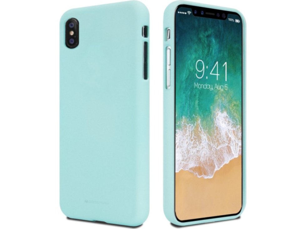 Ochranný kryt pro iPhone XS / X - Mercury, Soft Feeling Mint
