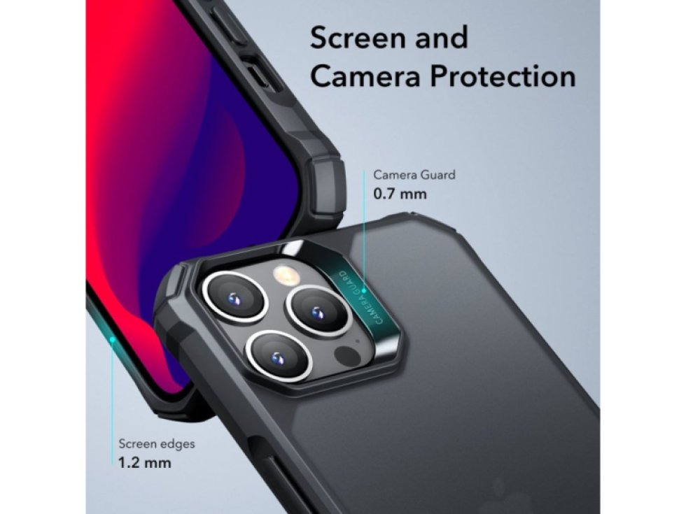 Ochranný kryt pro iPhone 14 Pro - ESR, Air Armor Frosted Black