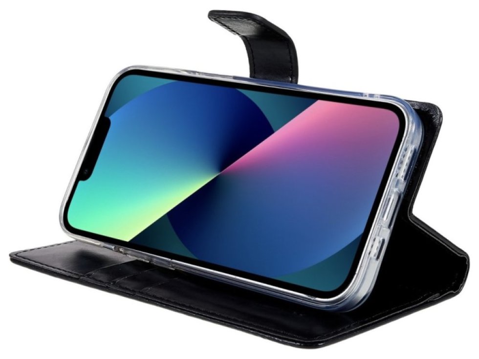 Ochranné pouzdro pro iPhone 14 - Mercury, Bluemoon Diary Black