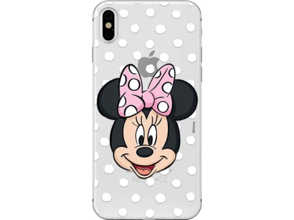 Ochranný kryt pro iPhone XS / X - Disney, Minnie 057 Transparent DPCMIN37454