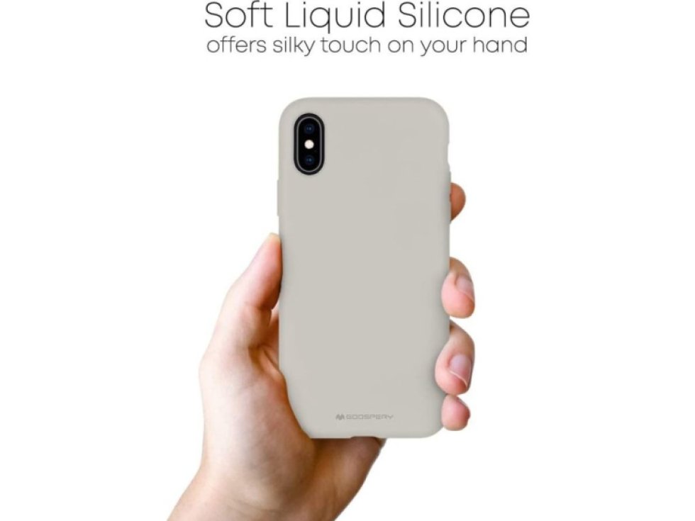 Ochranný kryt pro iPhone XS / X - Mercury, Silicone Stone