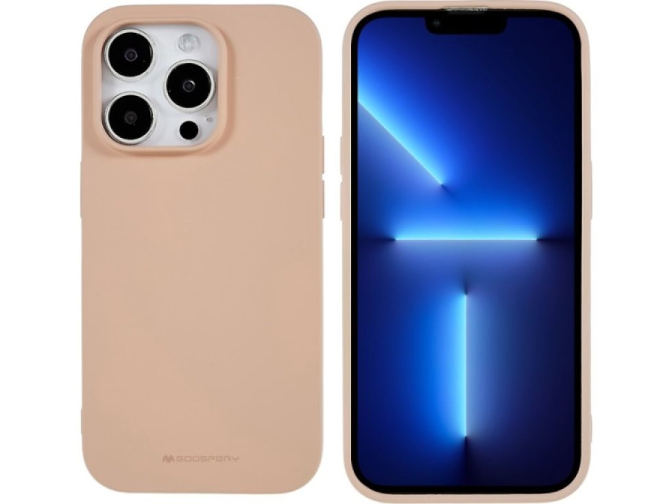 Ochranný kryt pro iPhone 14 Pro - Mercury, Soft Feeling Pink Sand