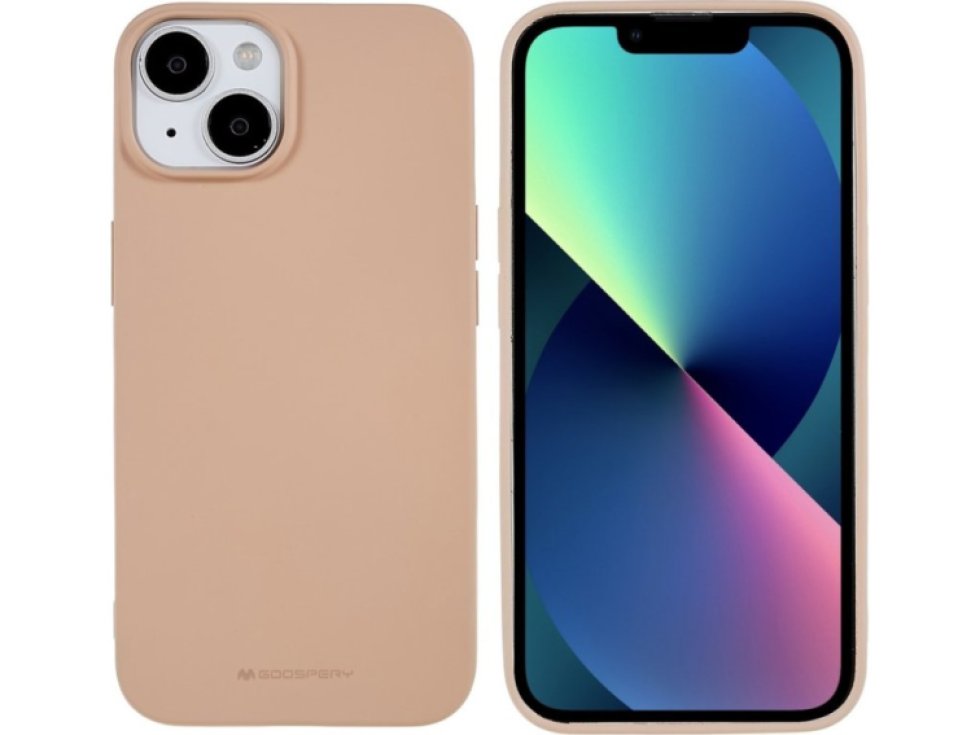 Ochranný kryt pro iPhone 14 - Mercury, Soft Feeling Pink Sand