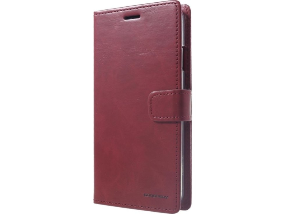 Pouzdro / kryt pro iPhone XS MAX - Mercury, Bluemoon Diary Wine