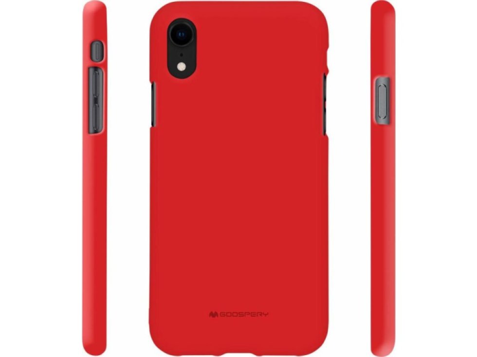 Ochranný kryt pro iPhone XR - Mercury, Soft Feeling Red