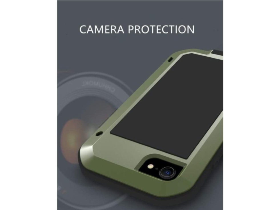 Ochranný kryt pro iPhone 7 / 8 / SE (2020/2022) - LOVE MEI, Powerful Green