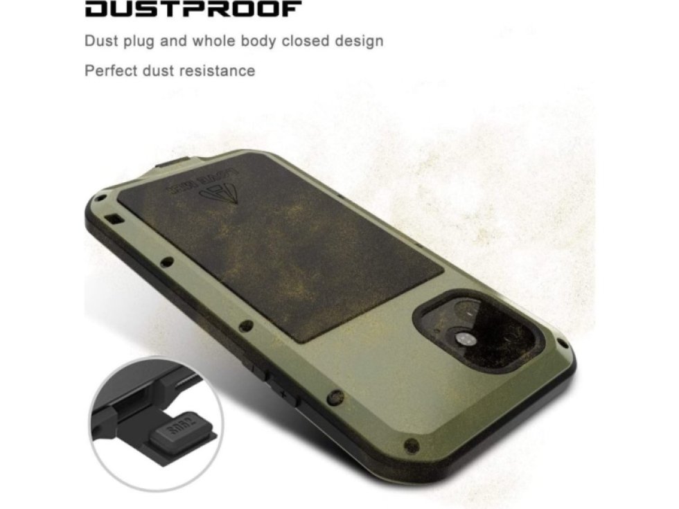 Ochranný kryt na iPhone 11 - LOVE MEI, Powerful Green