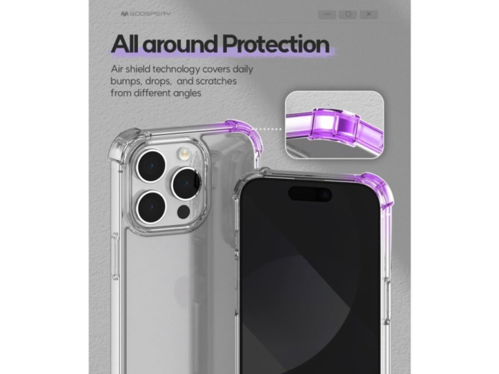 Ochranný kryt na iPhone 15 Pro - Mercury, SuperProtect Transparent