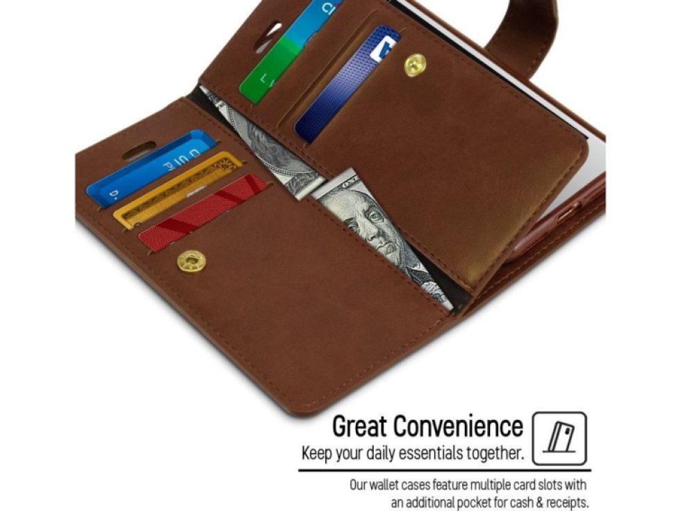 Pouzdro / kryt pro iPhone 7 / 8 / SE (2020/2022) - Mercury, Mansoor Diary Brown