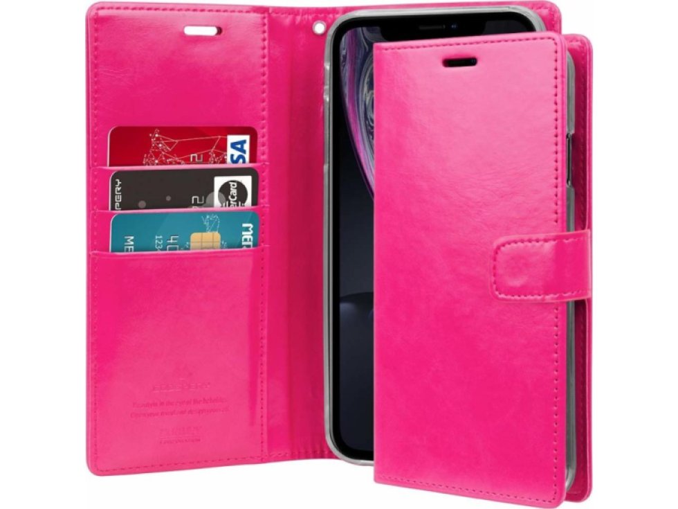 Pouzdro / kryt pro iPhone XR - Mercury, Bluemoon Diary HotPink