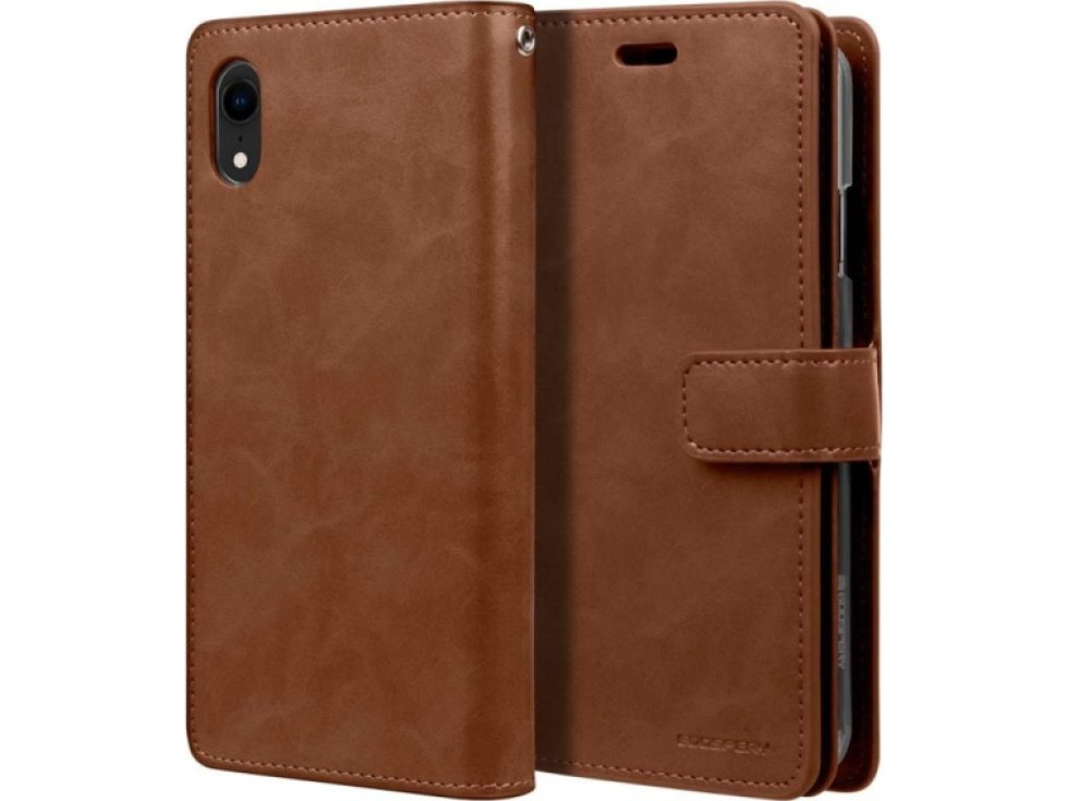 Knížkové pouzdro na iPhone XR - Mercury, Mansoor Diary Brown