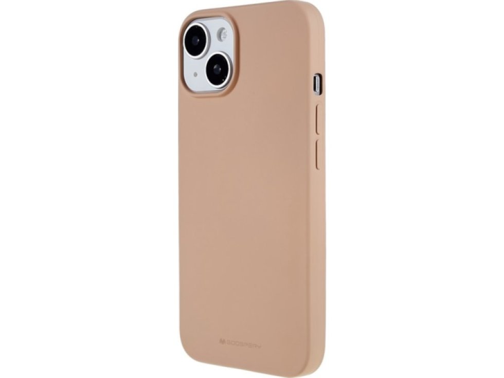 Ochranný kryt na iPhone 15 - Mercury, Soft Feeling Pink Sand
