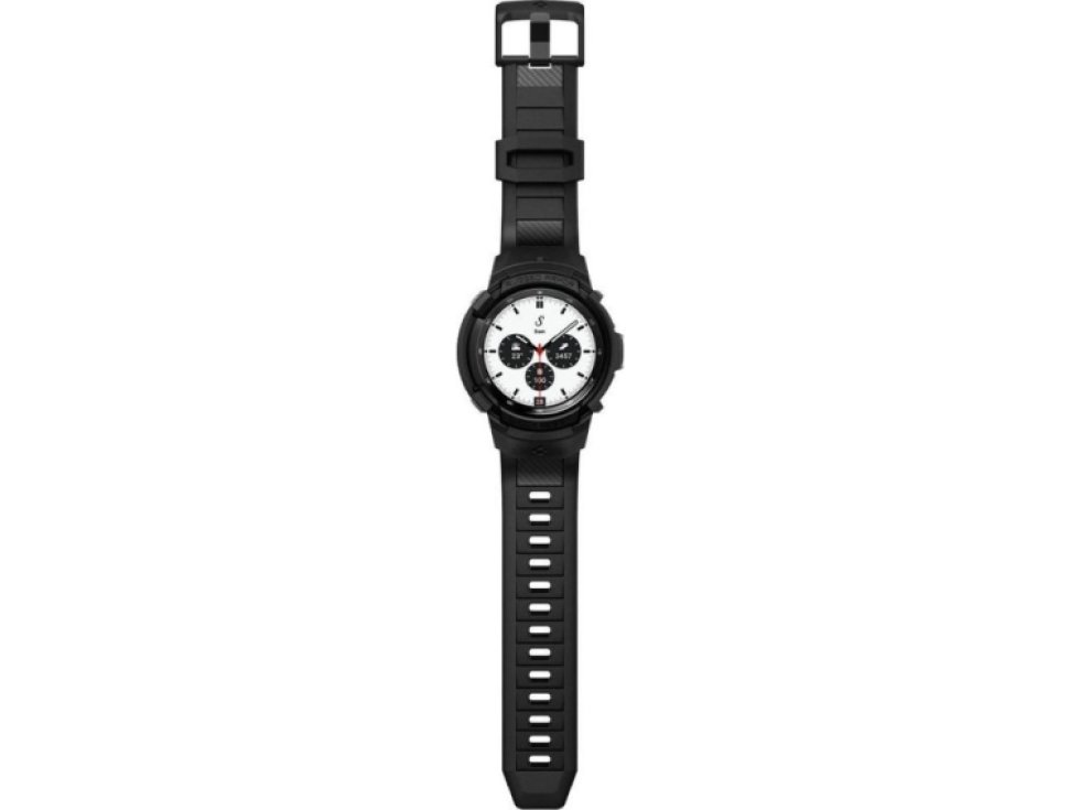 Řemínek s krytem pro Samsung Galaxy Watch CLASSIC 42mm - Spigen, Rugged Armor Pro Black