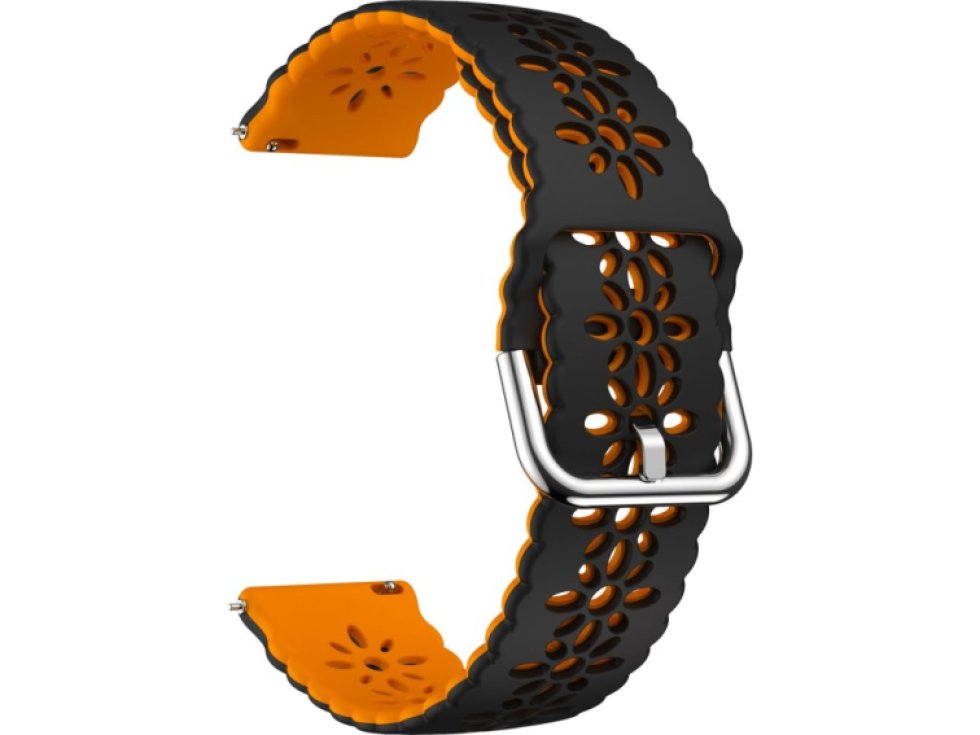 20mm řemínek dvojbarevný s perforováním a přezkovým zapínáním