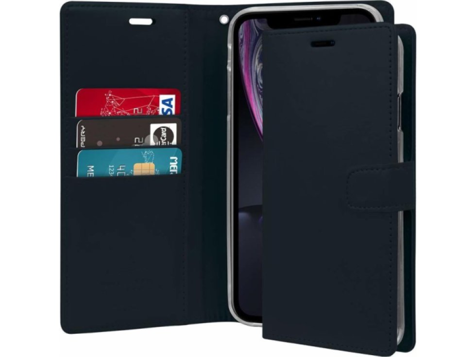 Pouzdro / kryt pro iPhone XR - Mercury, Bluemoon Diary Navy