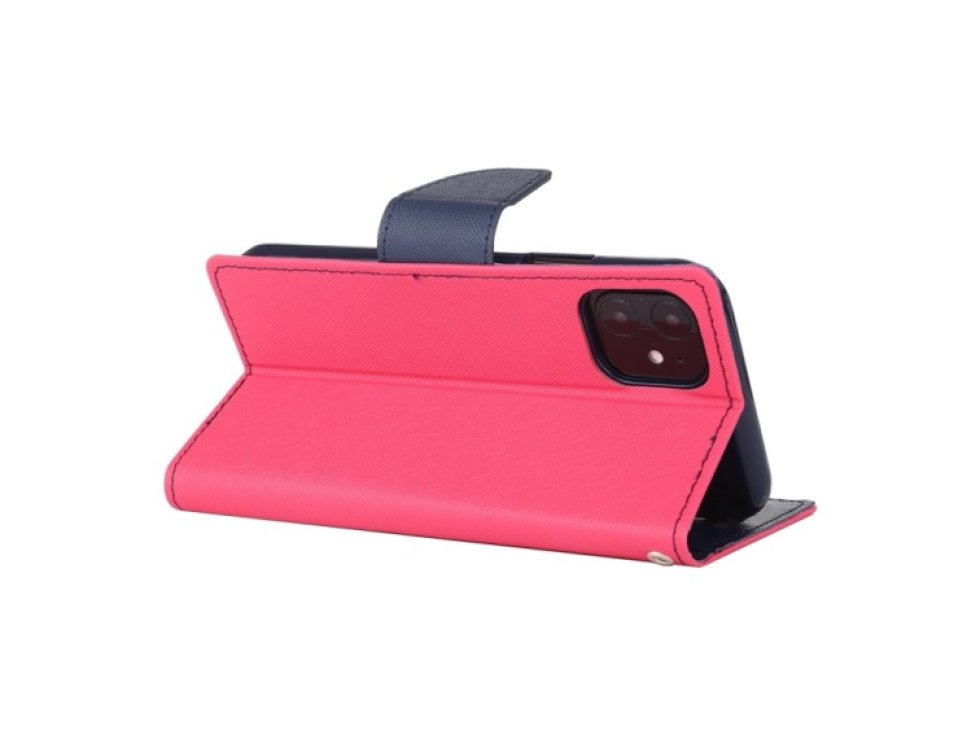 Pouzdro na iPhone 12 mini - Mercury, Fancy Diary Red/Navy