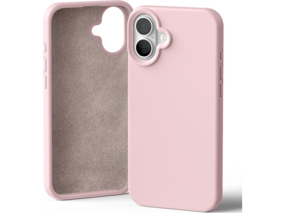 Ochranný kryt na iPhone 16 PLUS - Mercury, Silicone Pink Sand