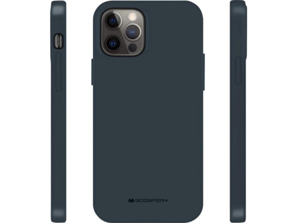 Ochranný kryt pro iPhone 12 Pro MAX - Mercury, Soft Feeling Midnight Blue