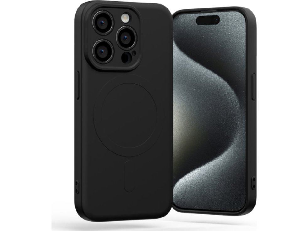 Ochranný kryt na iPhone XS MAX - Mercury, SemiSilicon MagSafe Black