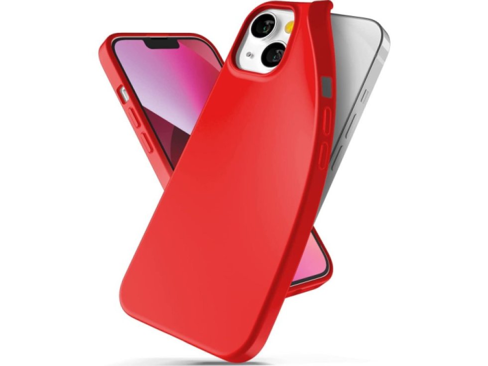 Ochranný kryt pro iPhone 13 mini - Mercury, Soft Feeling Red