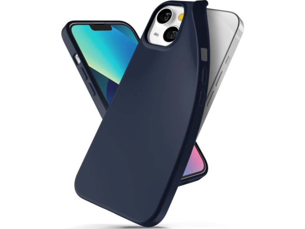 Ochranný kryt pro iPhone 13 mini - Mercury, Soft Feeling Midnight Blue