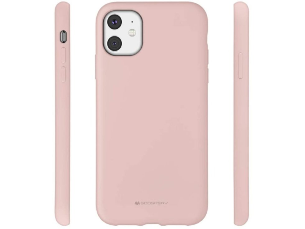 Ochranný kryt pro iPhone 11 - Mercury, Silicone Pink Sand