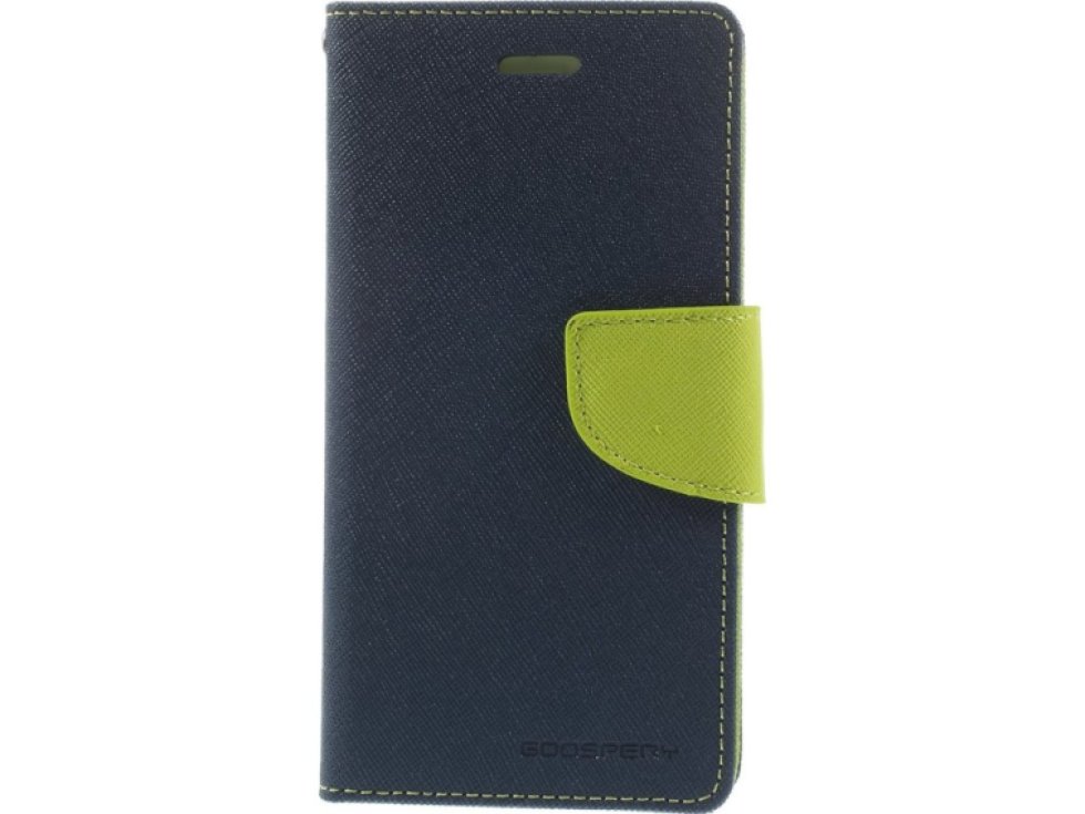 Pouzdro / kryt pro Apple iPhone 6 / 6S - Mercury, Fancy Diary Navy/Lime