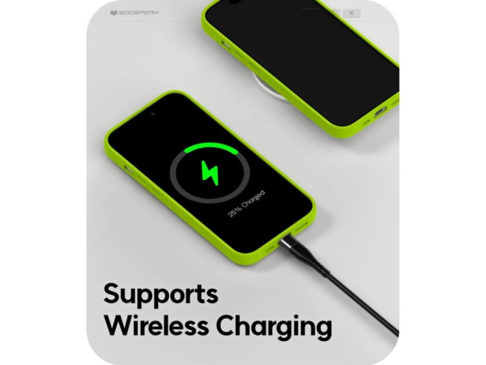 Ochranný kryt na iPhone 15 Pro - Mercury, Jelly Lime