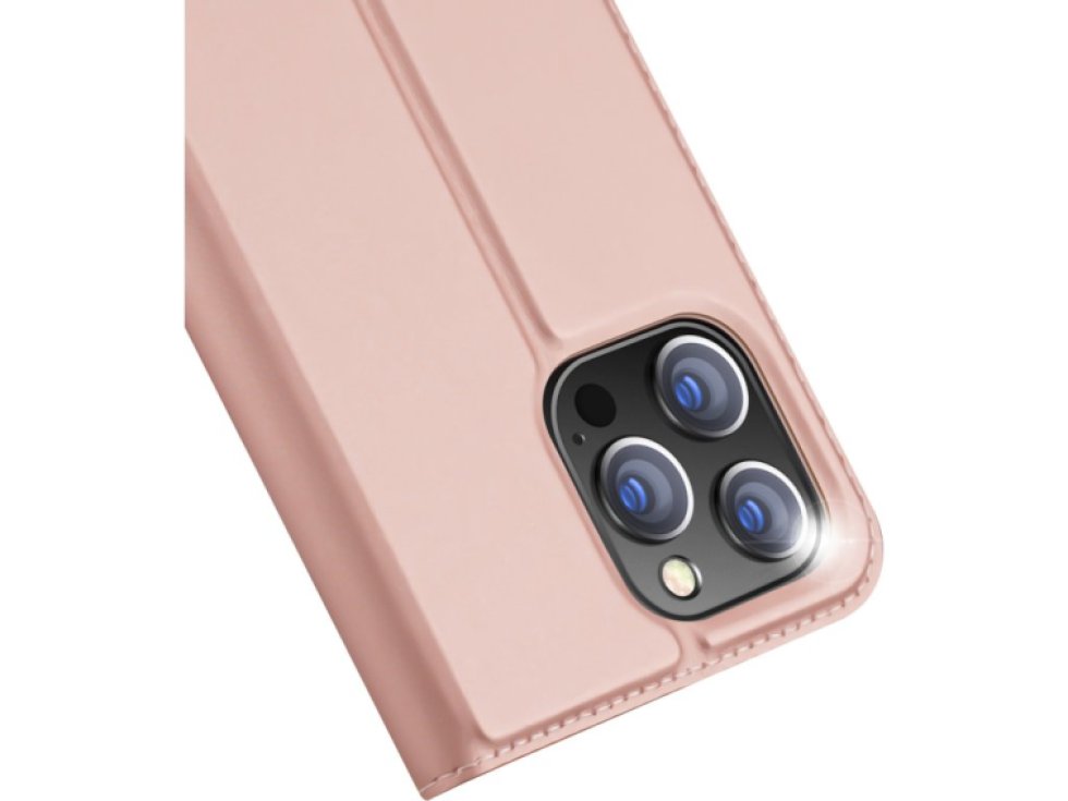 Knížkové pouzdro na iPhone 15 Pro MAX - DuxDucis, SkinPro Rose