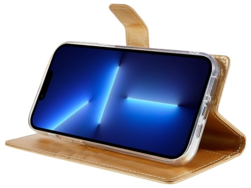 Ochranné pouzdro pro iPhone 14 Pro MAX - Mercury, Bluemoon Diary Gold