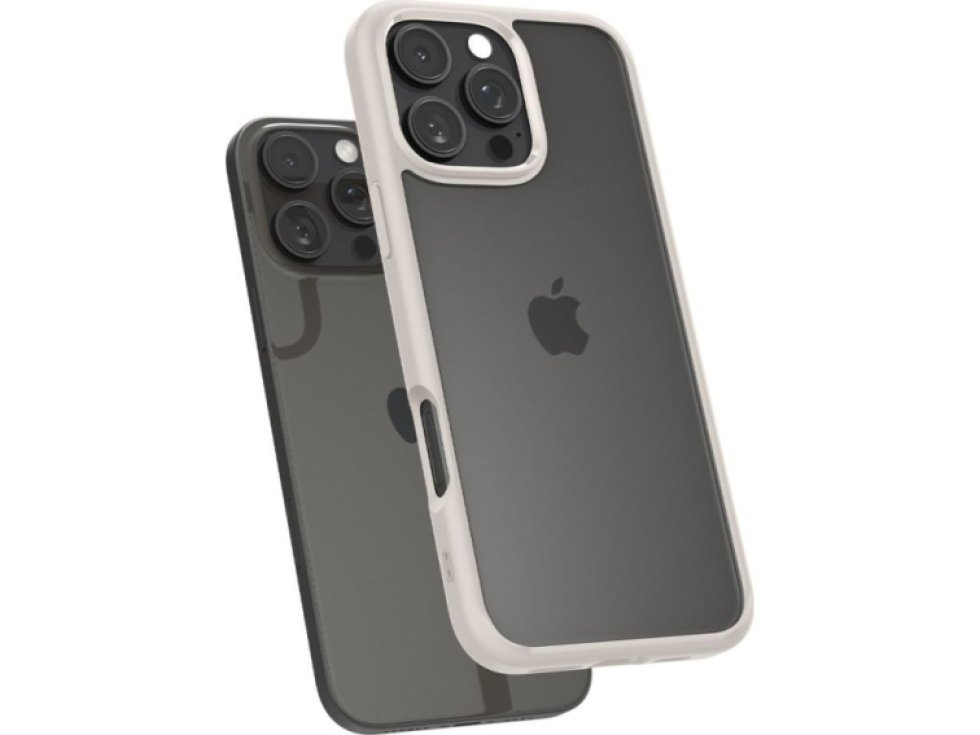 Ochranný kryt na iPhone 16 Pro MAX - Spigen, Ultra Hybrid Natural TItanium