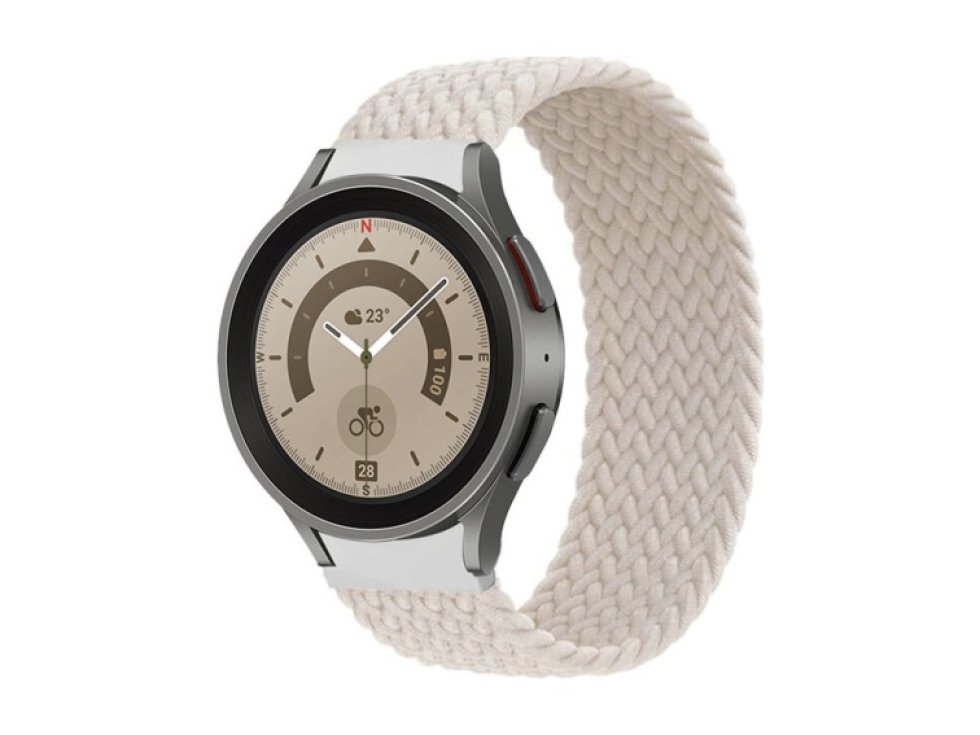 Pletený navlékací řemínek pro chytré hodinky 20mm vel. S