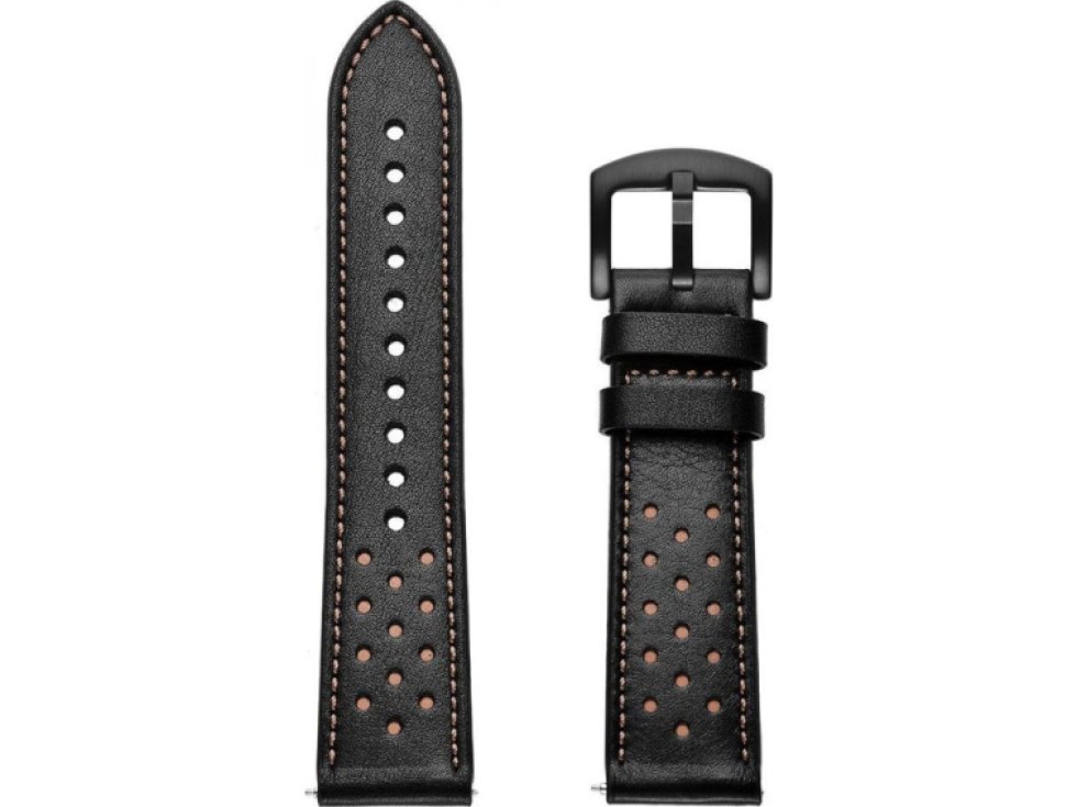 Řemínek pro Samsung Galaxy Watch 41mm - Tech-Protect, Leather Black