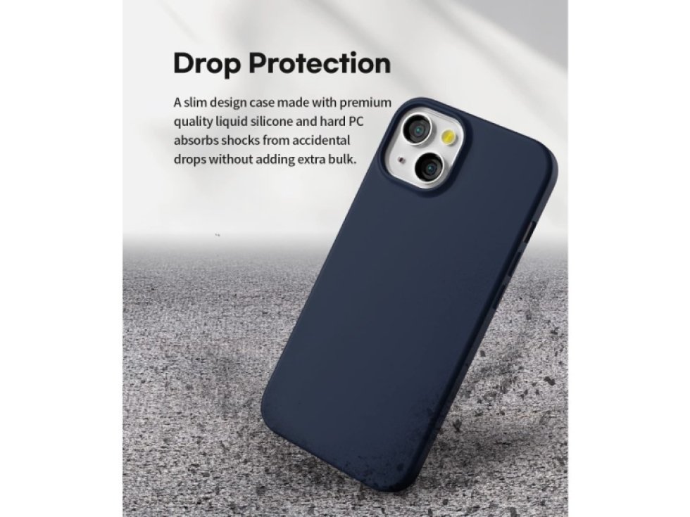 Ochranný kryt pro iPhone 13 mini - Mercury, Soft Feeling Midnight Blue